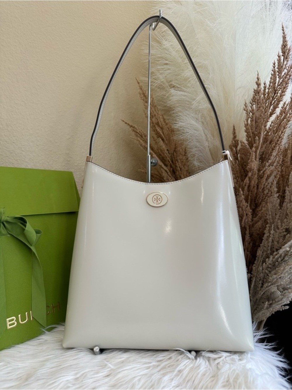 Tory Burch ROBINSON SPAZZOLATO HOBO BAG